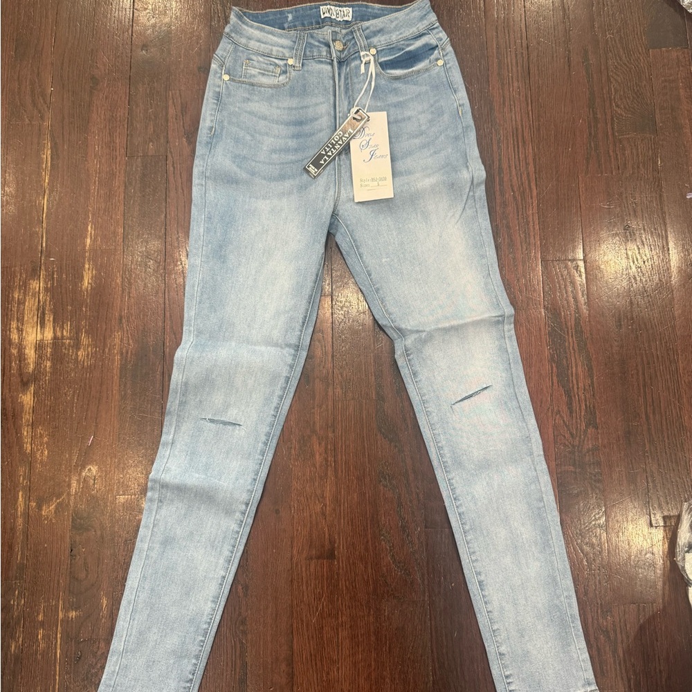 Light Blue Skinny Jeans